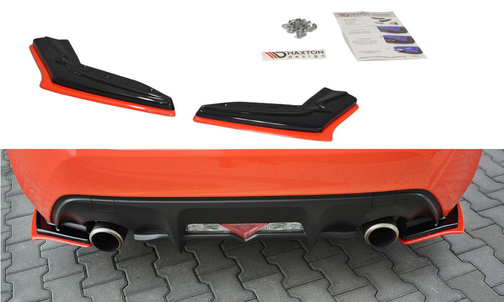 FOR REAR SIDE SPLITTERS V.2 TOYOTA GT86 FACELIFT