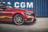 MERCEDES - C43 AMG - COUPE C205 - DURABILITY FRONT SPLITTER + Wings