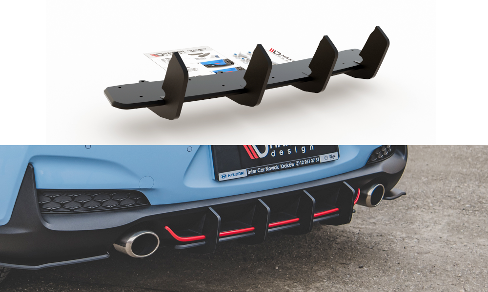 FOR HYUNDAI - I30 N MK3 - REAR VALANCE - RACING DURABILITY - V2