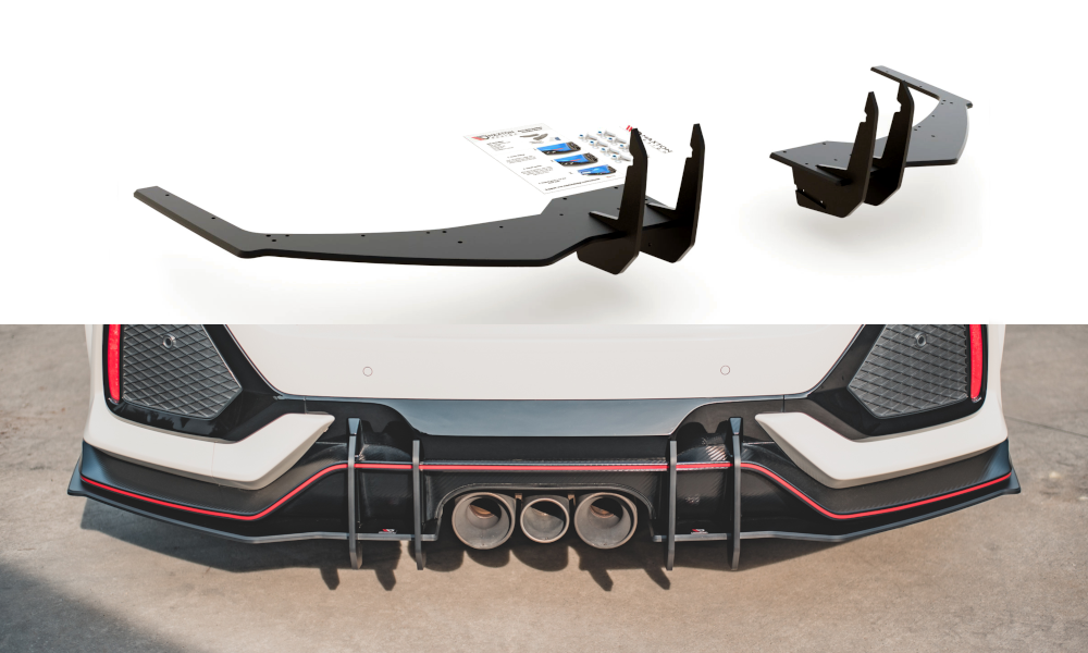 FOR HONDA - CIVIC X - DURABILITY REAR VALANCE - TYPE R - V2