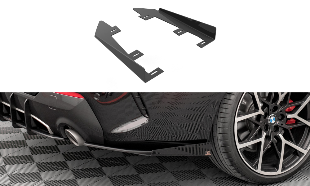 Rear Side Flaps suitable for BMW 4 M-Pack G22 / G23 / G22 Facelift / G23 Facelift