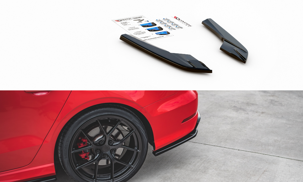 FOR AUDI - S3 8V / A3 8V S-LINE - REAR SIDE SPLITTERS - V2