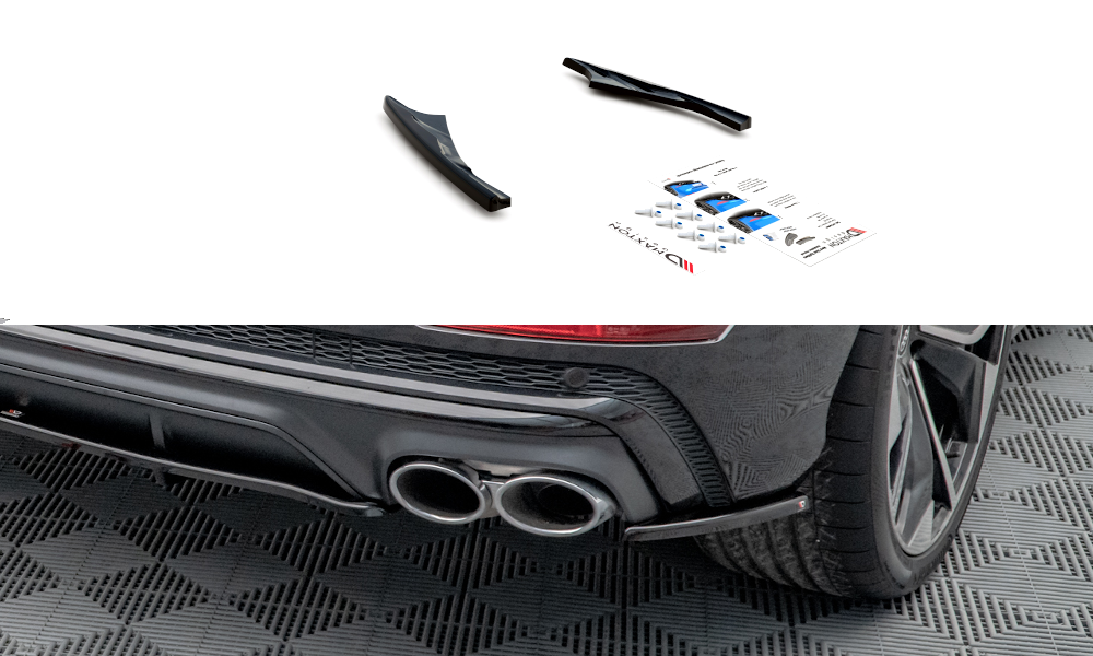 Rear Side Splitters suitable for Audi SQ8 Mk1