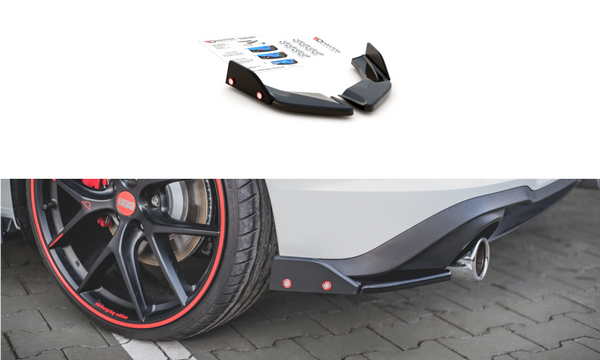 FOR VOLKSWAGEN - MK8 GOLF GTI - REAR SIDE SPLITTERS + WINGS - V2