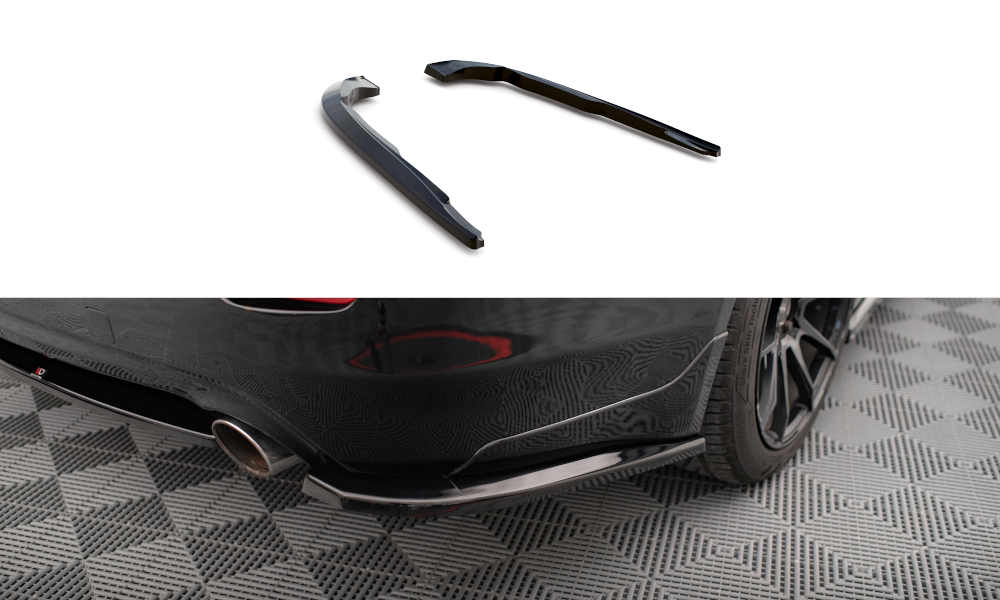 FOR INFINITI - Q50 S - MK1 - REAR SIDE SPLITTERS - V1