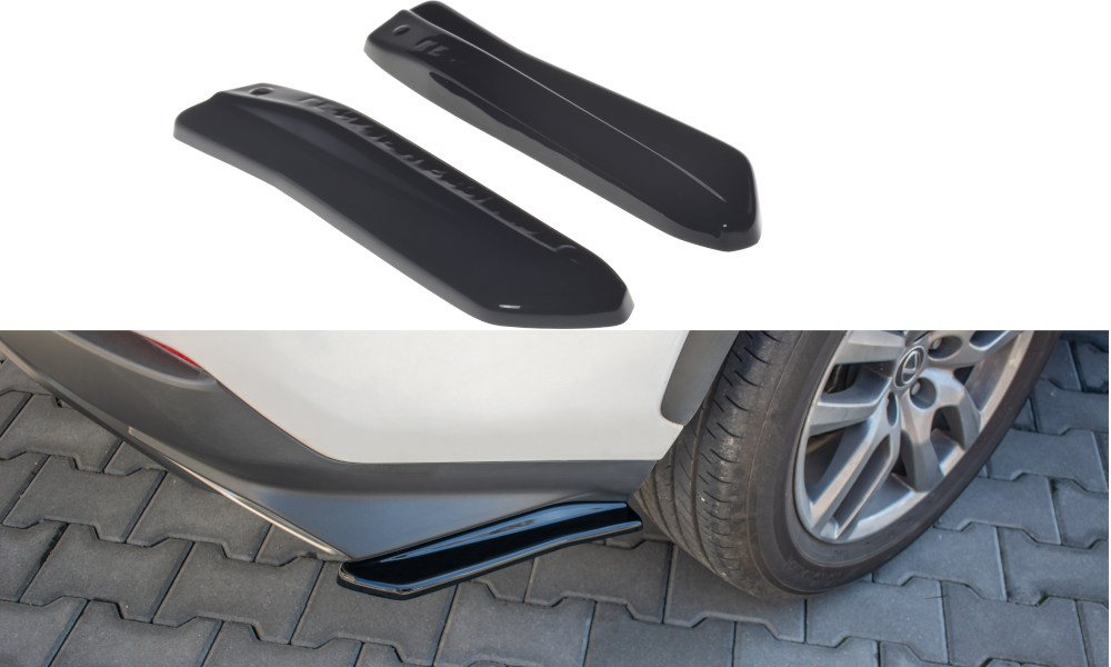 Rear Side Splitters suitable for Lexus NX Facelift