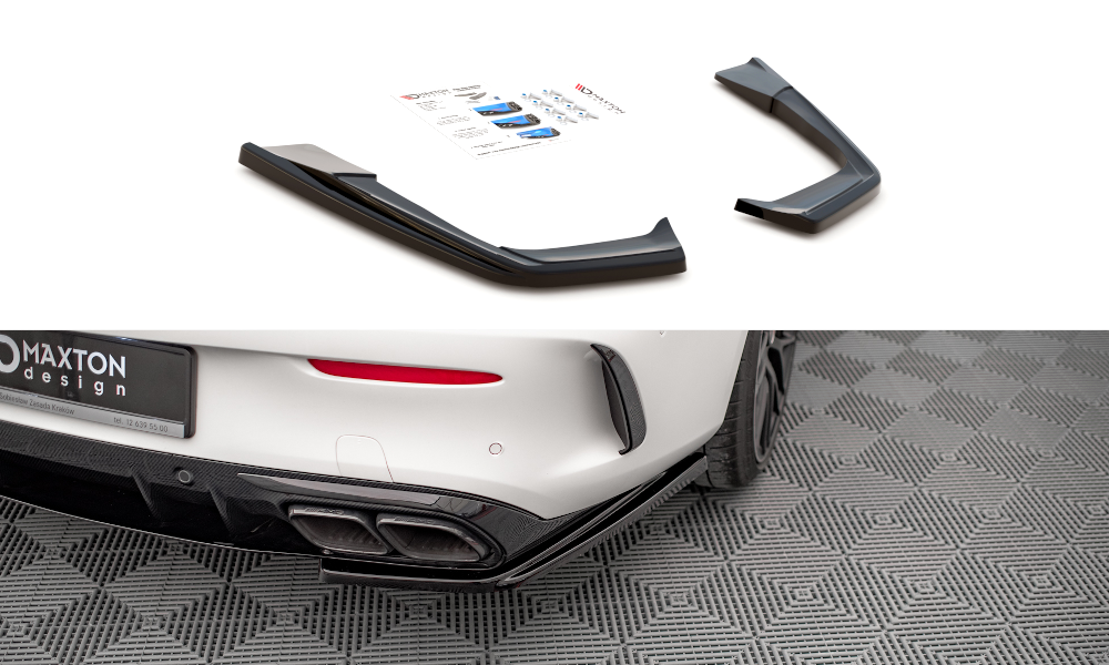 Rear Side Splitters suitable for Mercedes-AMG C 63AMG Coupe AMG Aero Pack C205 Facelift