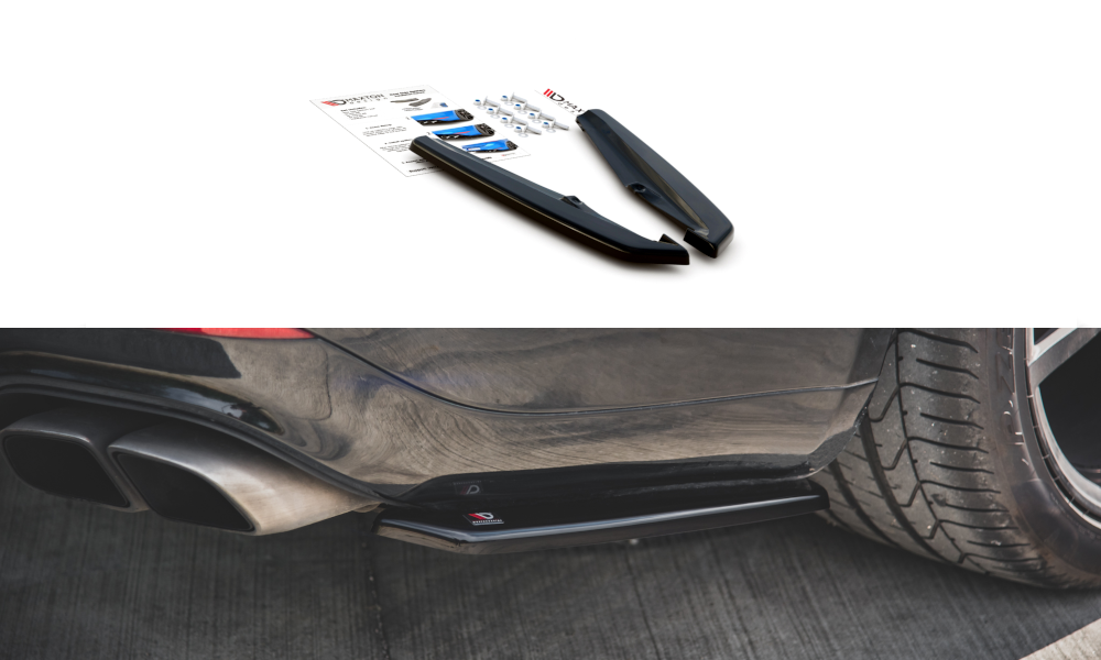 Rear Side Splitters suitable for Porsche Panamera Turbo 970 Facelift