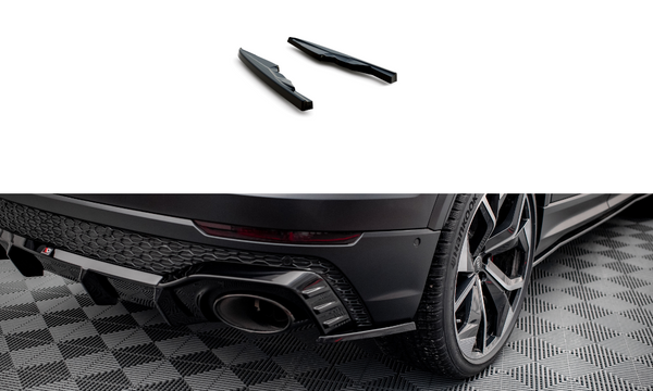 FOR AUDI - RSQ8 - MK1 - REAR SIDE SPLITTERS - V2