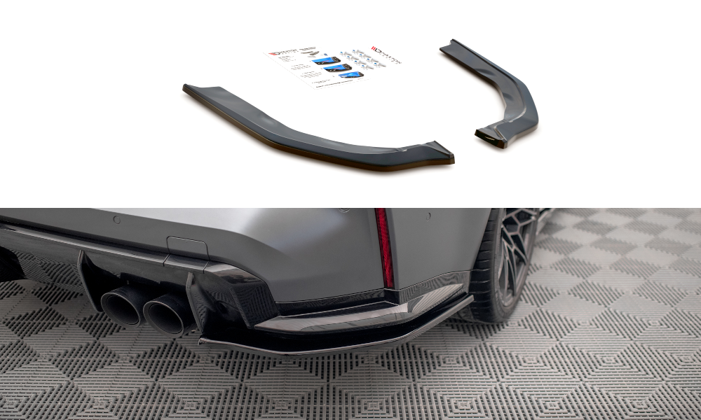 FOR BMW - M3 - G80 - REAR SIDE SPLITTERS - V2