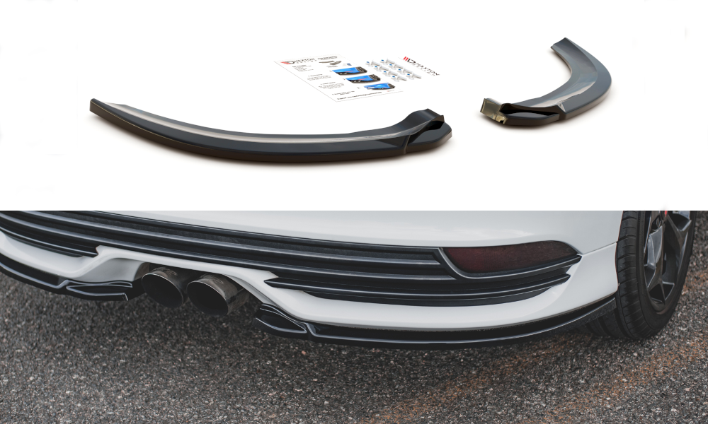 Rear Side Splitters V.2 suitable for Ford Focus ST Mk3 Facelift