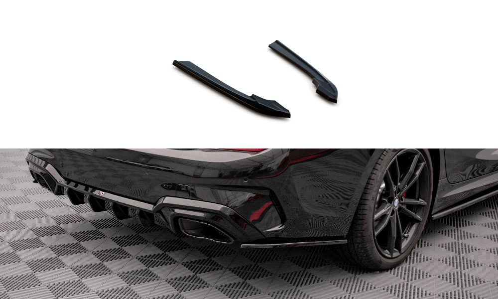 Rear Side Splitters V.3 suitable for BMW M340i / M-Pack G20 / G21