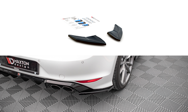 FOR VOLKSWAGEN - MK7 GOLF R - REAR SIDE SPLITTERS - V4
