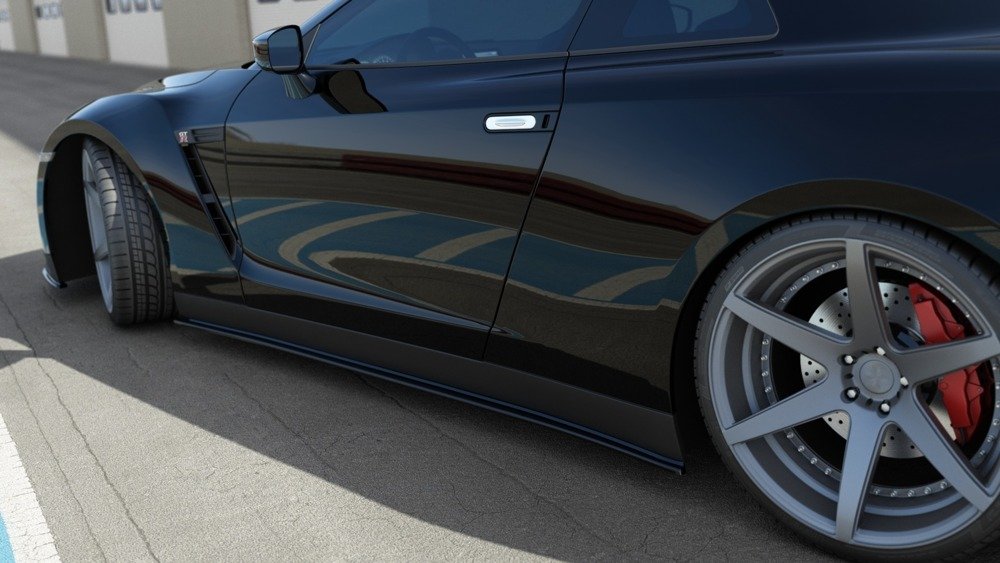 Side Skirts Diffusers suitable for Nissan GT-R Coupe (R35-SERIES)