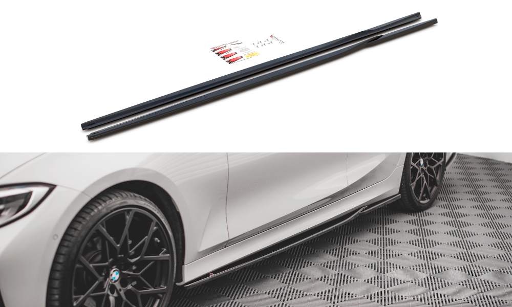 Side Skirts Diffusers suitable for BMW 3 G20 / G21