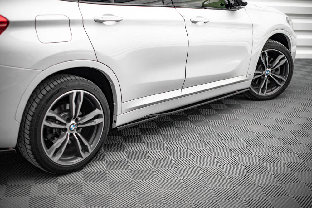 Side Skirts Diffusers suitable for BMW X1 M-Pack F48 / F48 Facelift