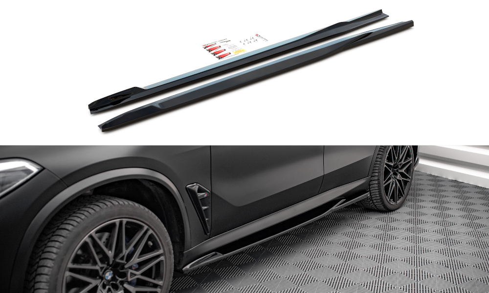 Side Skirts Diffusers suitable for BMW X5M F95 / F95 Facelift