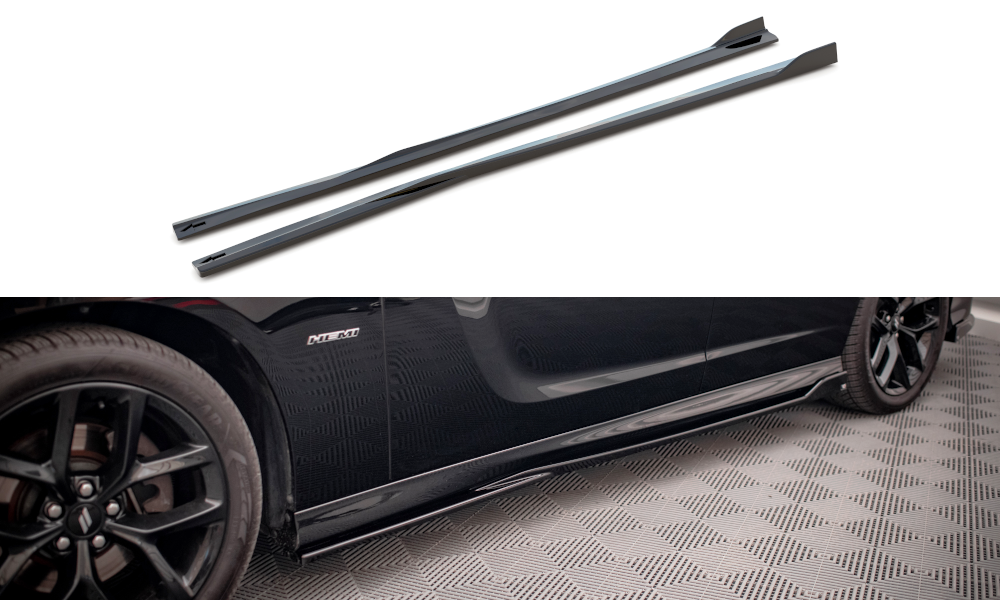 Side Skirts Diffusers suitable for Dodge Charger SRT Mk7 Facelift