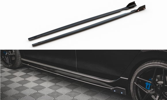 Volkswagen - MK8 Golf R - Side Skirts Diffusers + Wings - V2