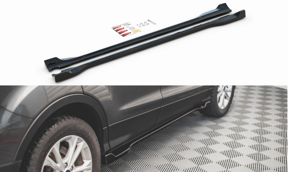 Side Skirts Diffusers suitable for Ford Escape Mk3