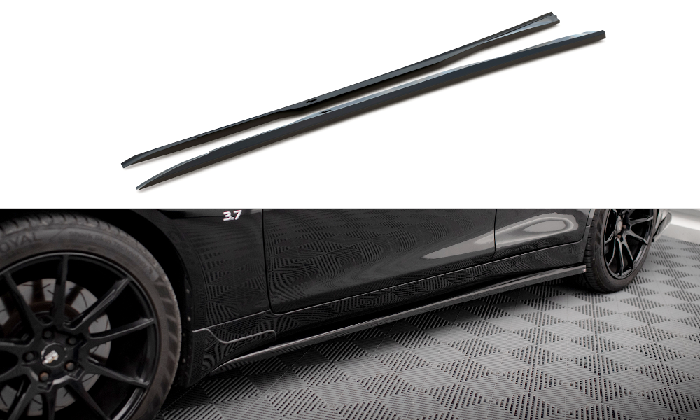 Side Skirts Diffusers V.1 suitable for Infiniti Q50 S Mk1