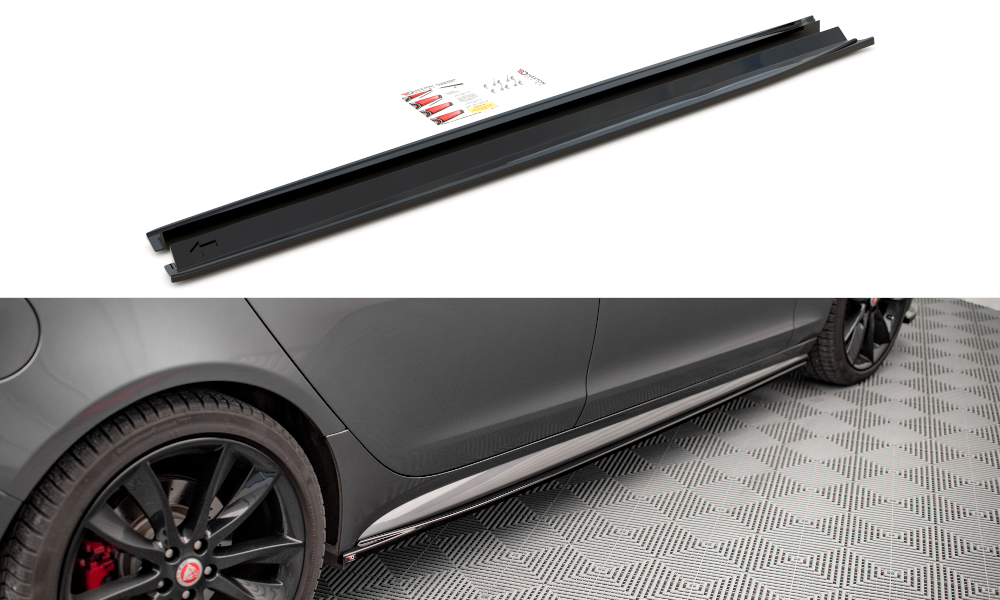 Side Skirts Diffusers suitable for Jaguar XF R-Sport X260