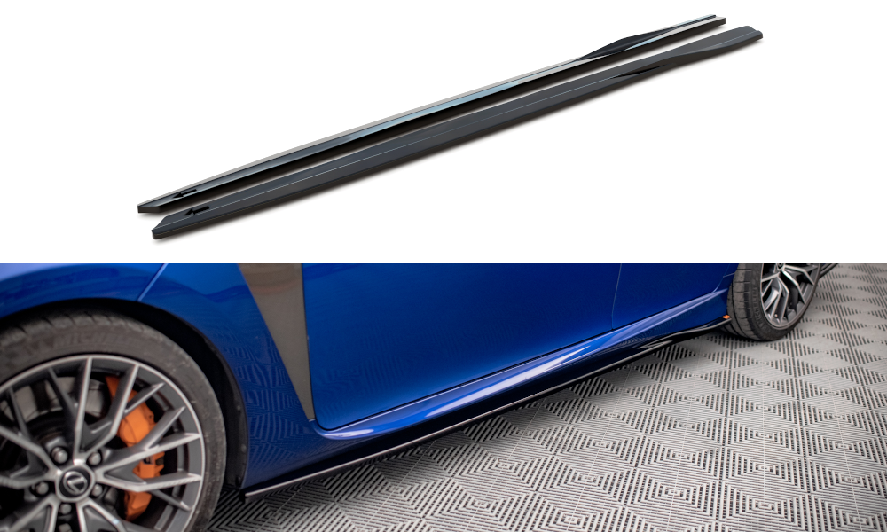 Side Skirts Diffusers suitable for Lexus GS F Mk4 Facelift