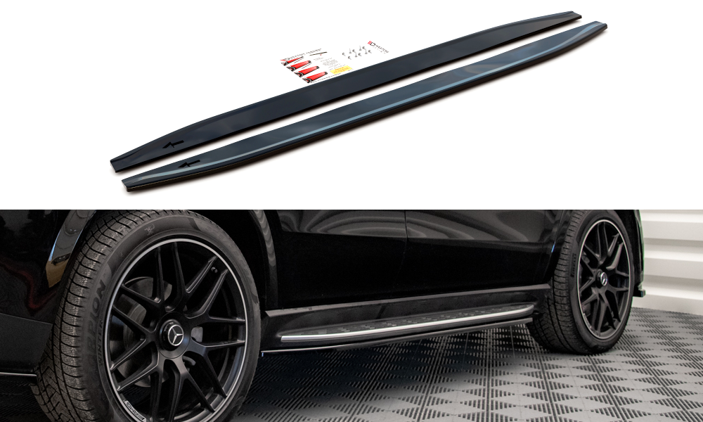 Side Skirts Diffusers suitable for Mercedes-AMG / AMG-Line GLE Coupe C167 / C167 Facelift