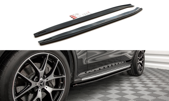 MERCEDES-BENZ - GLC - COUPE - AMG-LINE - C253 - FACELIFT - SIDE SKIRTS DIFFUSERS