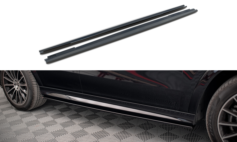 Mercedes - GLE - C167 - AMGLINE-Coupe - Side Skirt Diffusers – Maxton ...