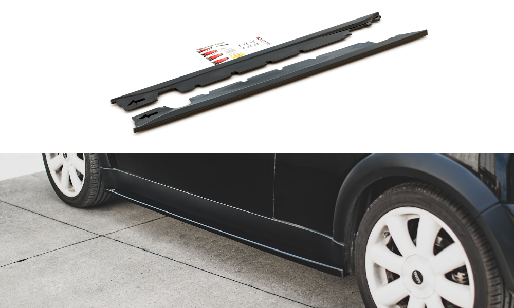 Side Skirts Diffusers suitable for Mini Cooper / One R50