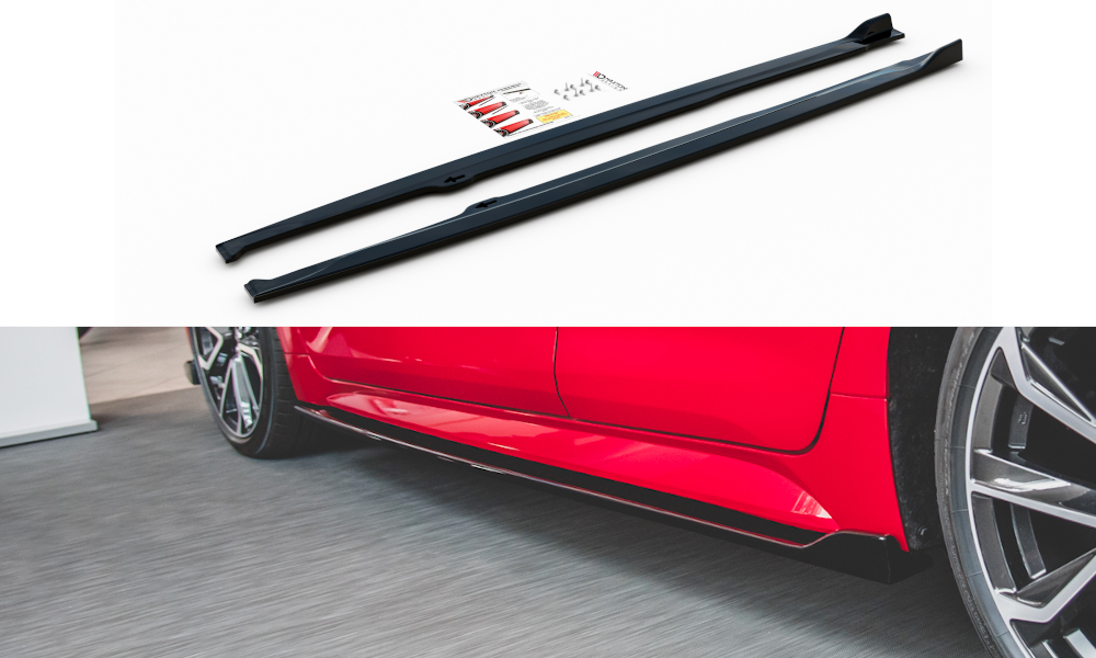 Side Skirts Diffusers suitable for Toyota Corolla Mk12 Hatchback