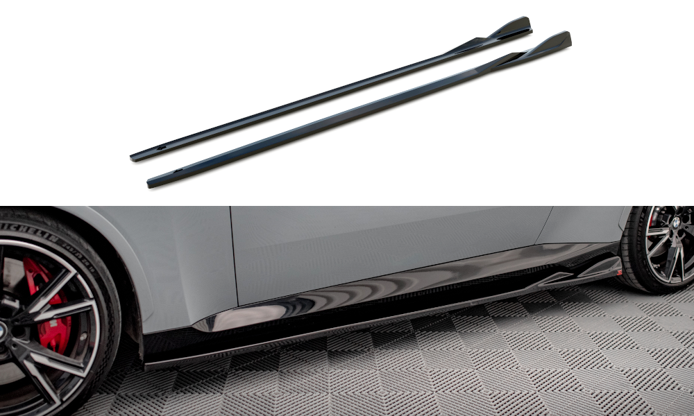 Side Skirts Diffusers V.1 suitable for BMW 2 Coupe M-Pack / M240i G42
