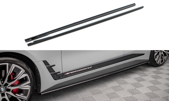 BMW - 4 - GRAN COUPE - M-PACK - G26 - SIDE SKIRTS DIFFUSERS - V1