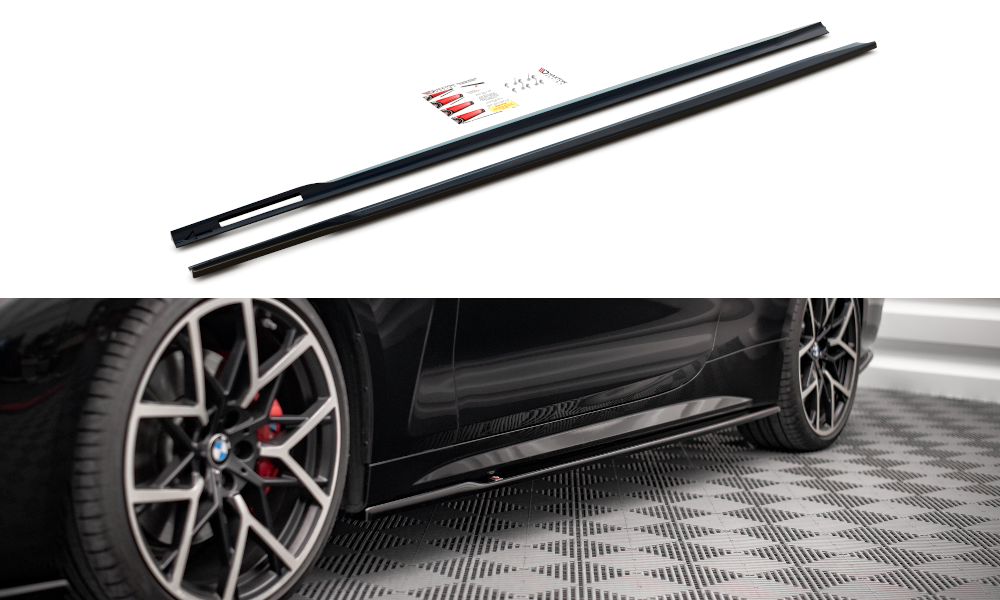 Side Skirts Diffusers V.1 suitable for BMW 4 M-Pack / M440i G22 / G23 / G22 Facelift / G23 Facelift