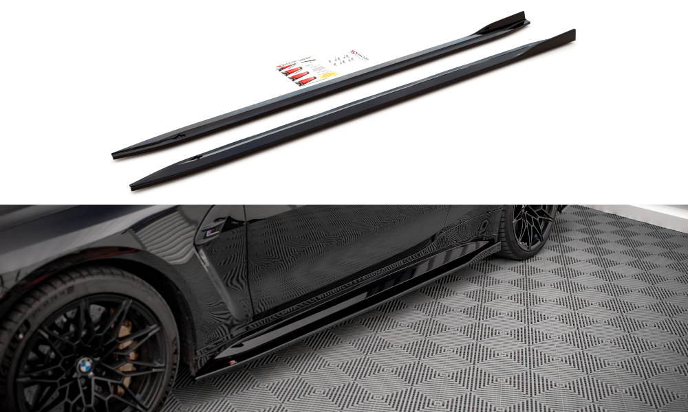 FOR BMW - 4 SERIES - G82 - M4 - SIDE SKIRTS DIFFUSERS - V1