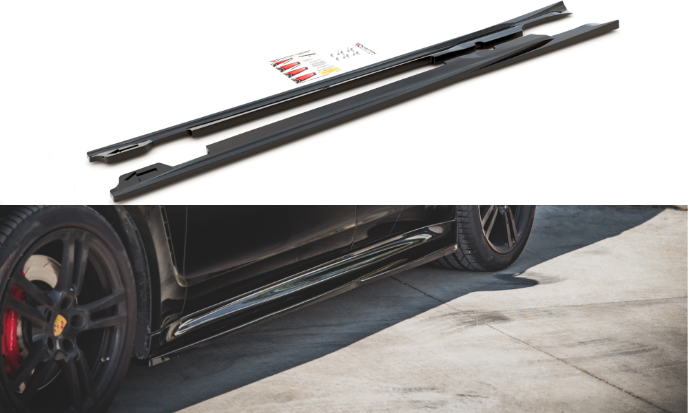 FOR PORSCHE - PANAMERA TURBO 970 - FACELIFT - SIDE SKIRTS DIFFUSERS - V1