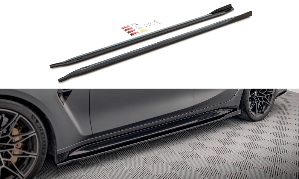 FOR BMW - M3 - G80 - SIDE SKIRTS DIFFUSERS - V2