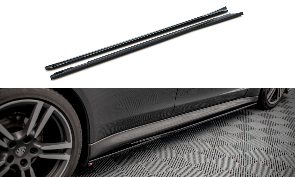 Side Skirts Diffusers V.2 suitable for Porsche Panamera / Panamera Diesel / Panamera Turbo 970