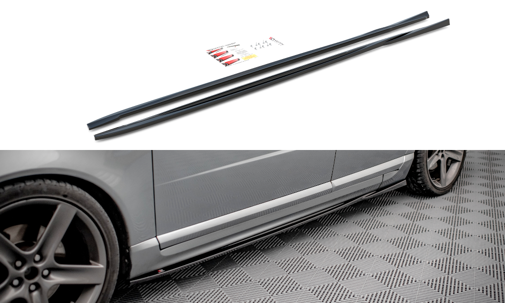 Side Skirts Diffusers suitable for Volvo V70 Mk3