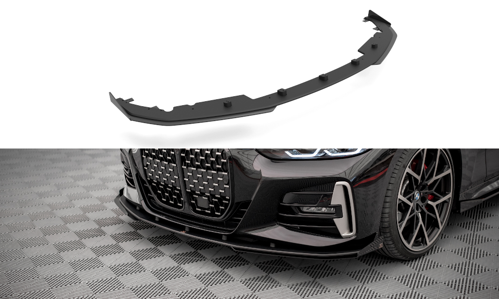 FOR BMW - 4 SERIES - G22 - M-PACK - FRONT DURABILITY SPLITTER + WINGS