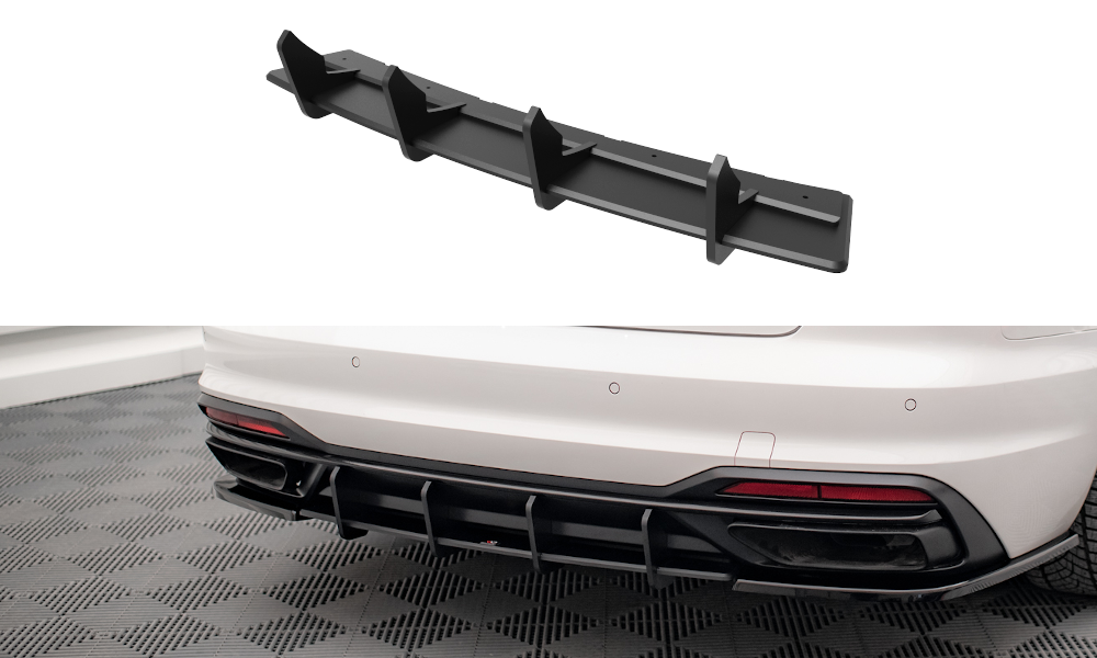 FOR AUDI - A4 - B9.5 - STREET PRO REAR DIFFUSER - FACELIFT