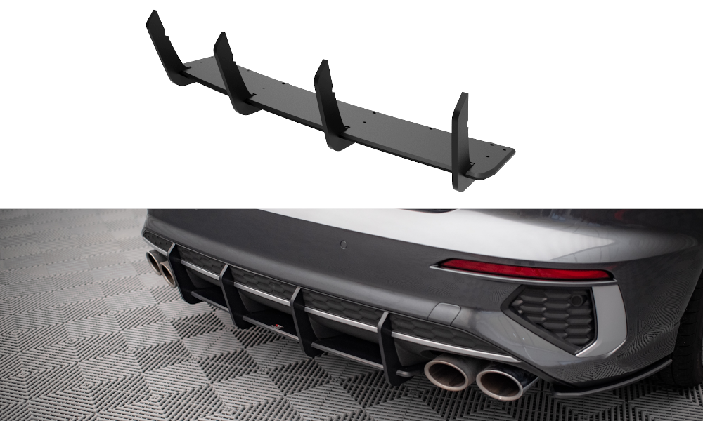FOR AUDI - S3 - 8Y -  SEDAN - STREET PRO REAR DIFFUSER