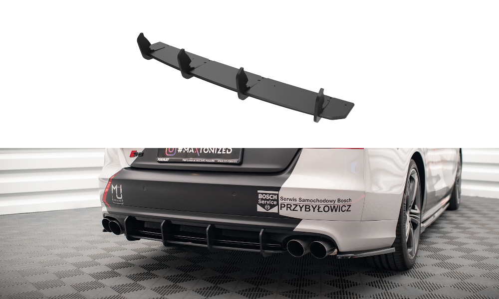 FOR AUDI - S8 D4 - STREET PRO REAR DIFFUSER