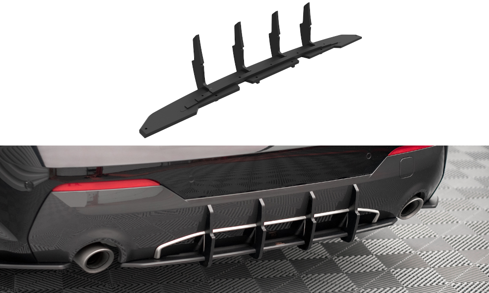 FOR BMW - 4 SERIES - G22 - M-PACK - REAR DIFFUSER