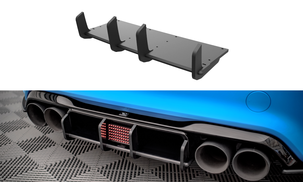 FOR BMW - M2 - F87  - STREET PRO REAR DIFFUSER - V2