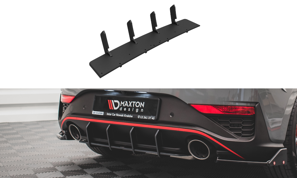FOR HYUNDAI - I30 N - HATCHBACK/FASTBACK - MK3 - FACELIFT - STREET PRO REAR DIFFUSER