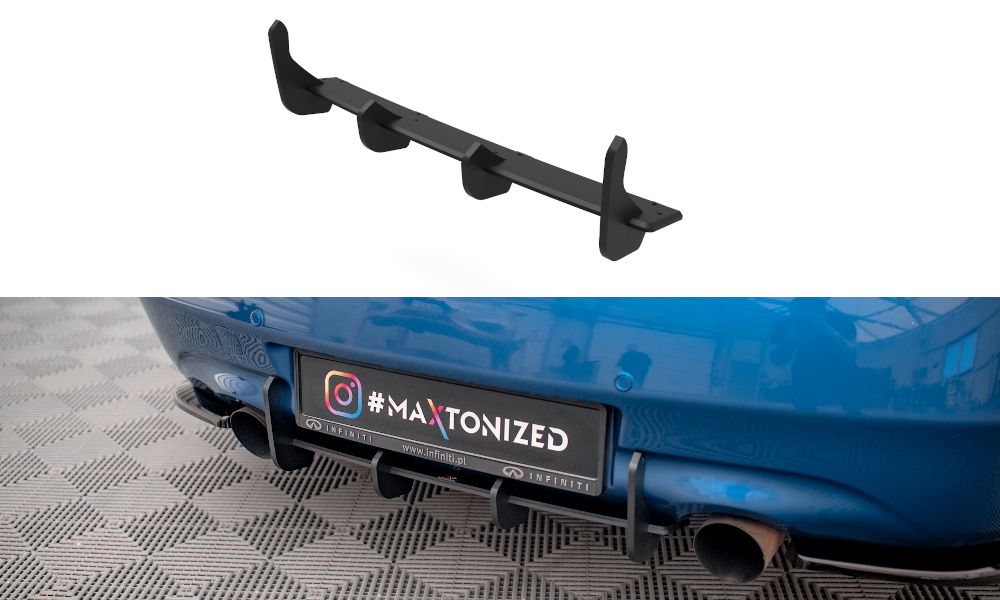 FOR INFINITI - G37 COUPE - STREET PRO REAR DIFFUSER