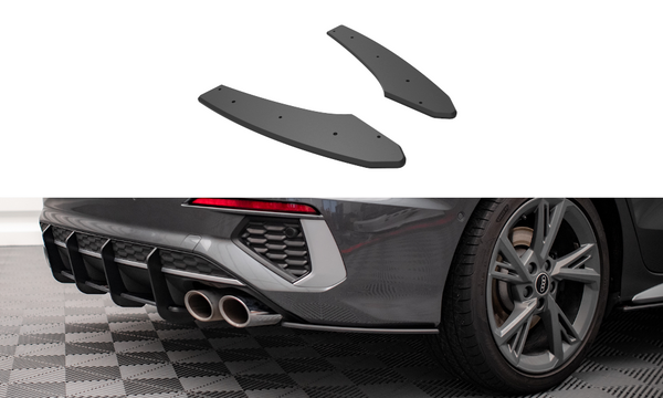 FOR AUDI - S3 - 8Y -  SEDAN - STREET PRO REAR SIDE SPLITTERS