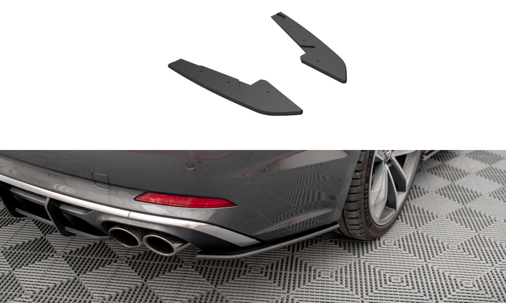 FOR AUDI - A5/S5 B9 - S-LINE - SPORTBACK - STREET PRO - REAR SIDE SPLITTERS